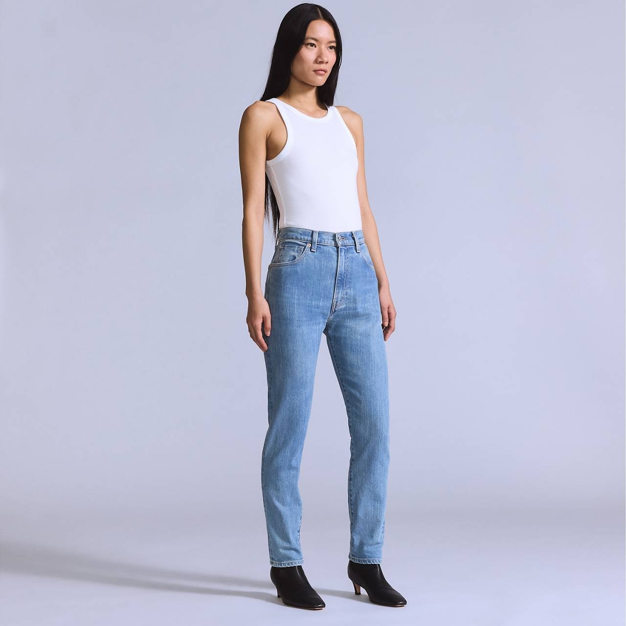HIGH RISE SLIM FIT WOMEN'S JEANS - 3