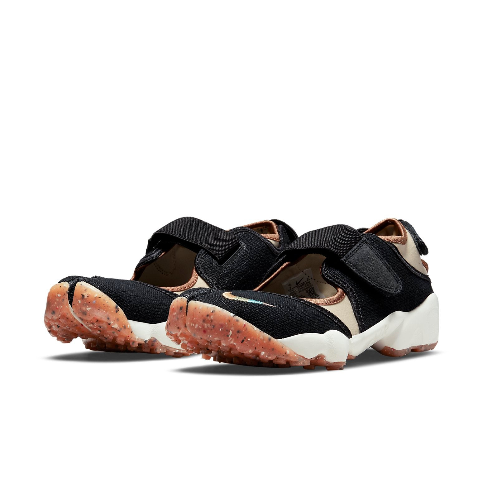 (WMNS) Nike Air Lift Shock Absorption Wear-Resistant Low Top Sports Black Sandals 'Black' DM6441-045 - 3