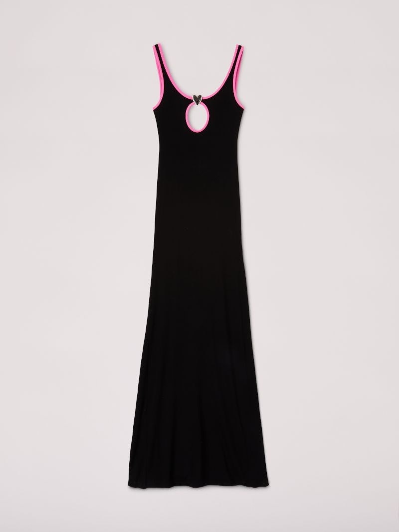 HEART HOLE LONG DRESS - 1