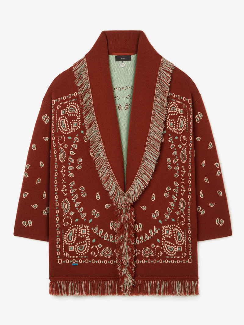 Bandana Jacquard Cardigan 1