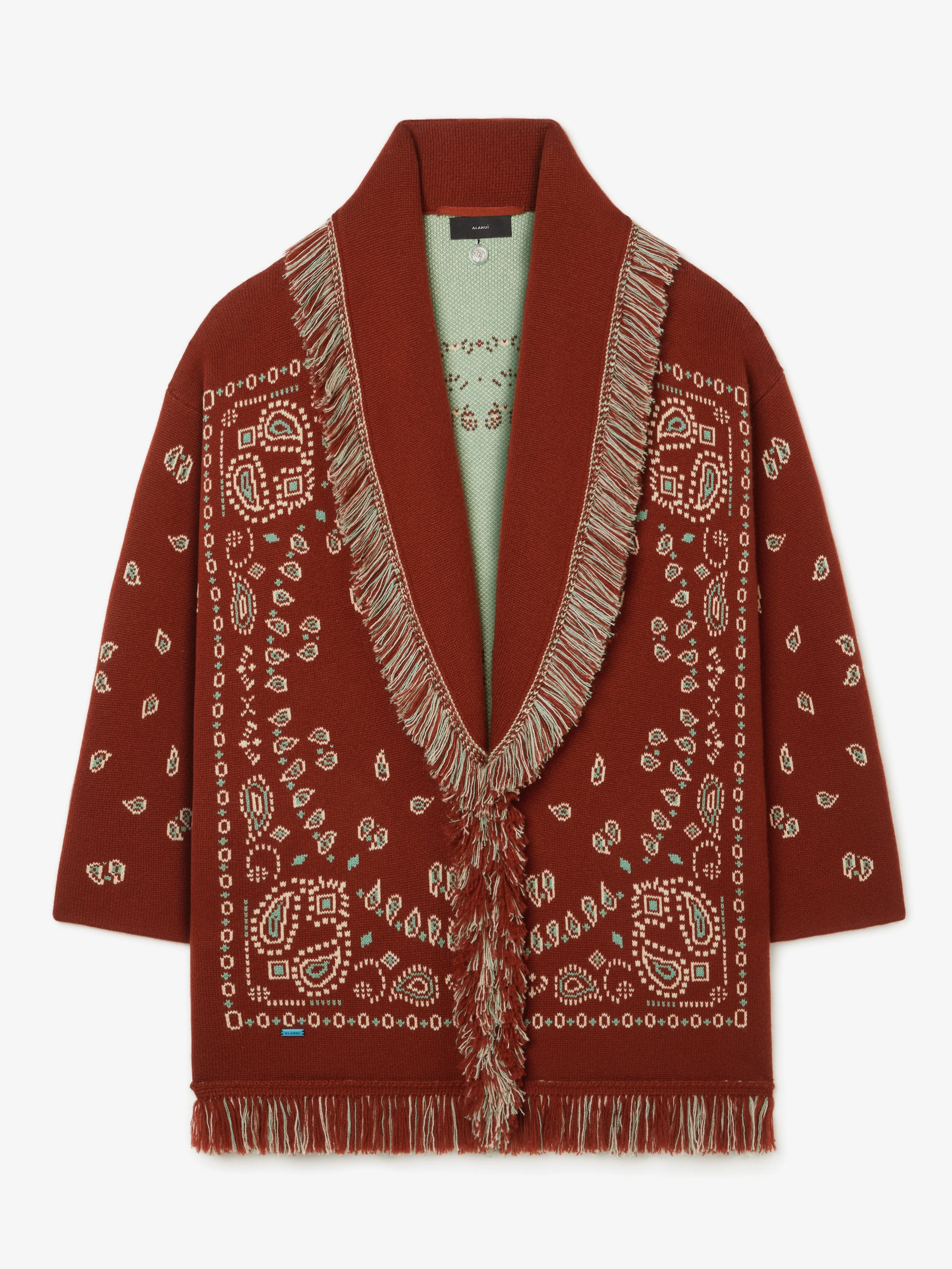 Bandana Jacquard Cardigan - 1
