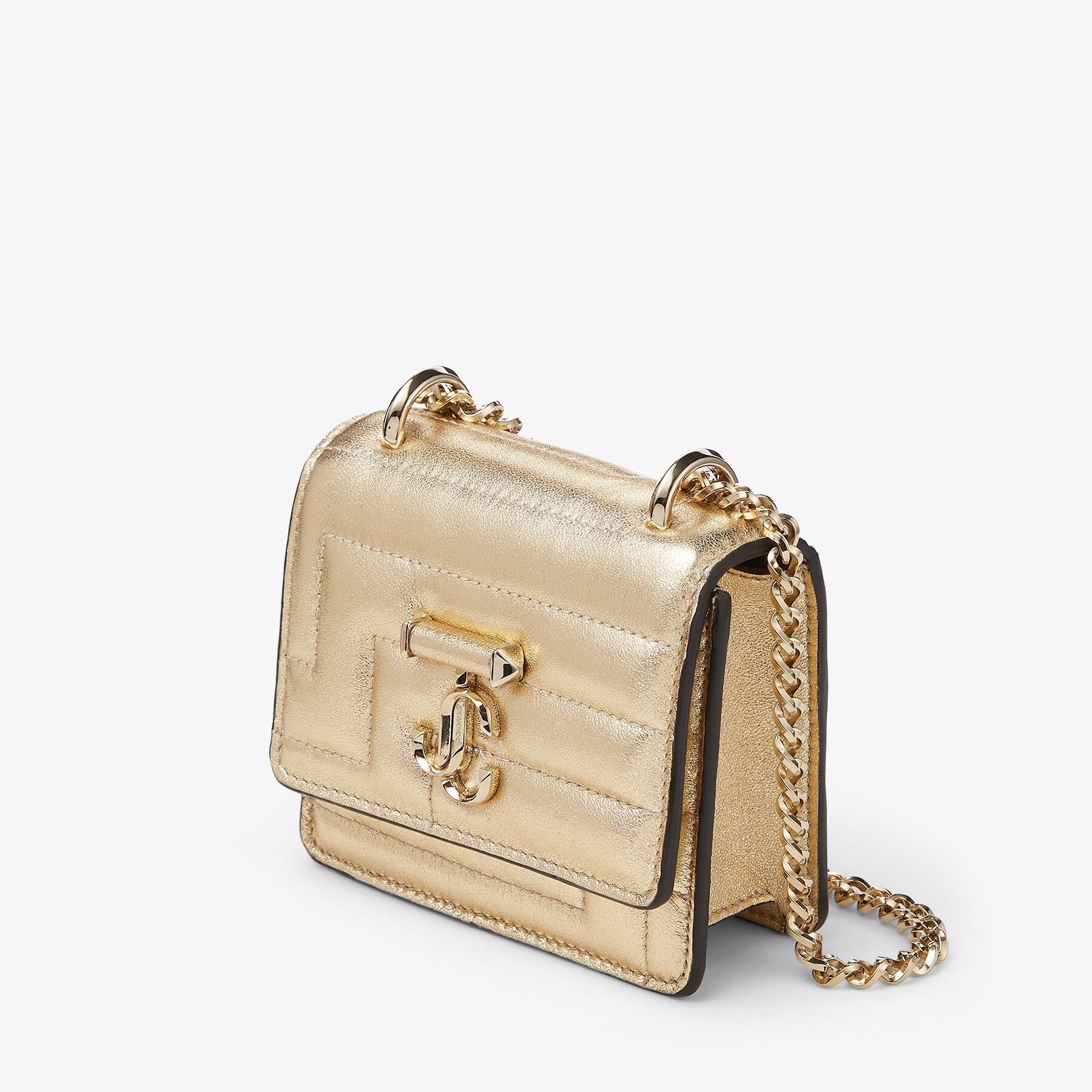 Micro Varenne Avenue Quad
Gold Avenue Nappa Leather Mini Bag - 3