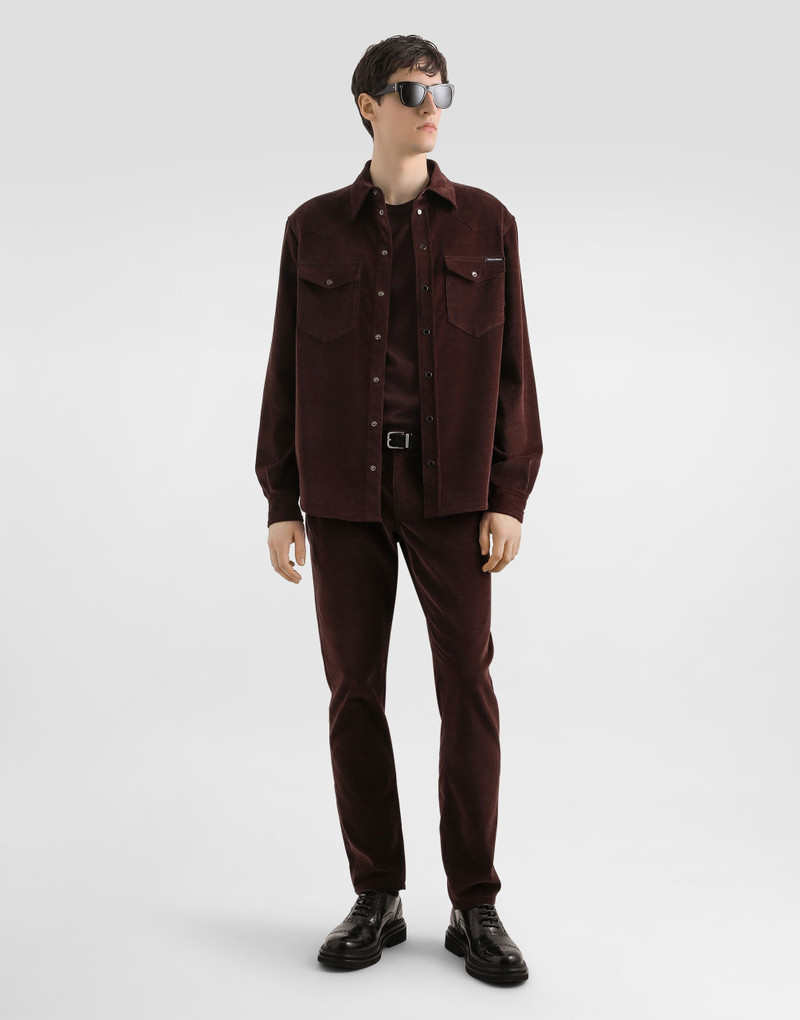 Dolce & Gabbana Fine-wale corduroy shirt outlook