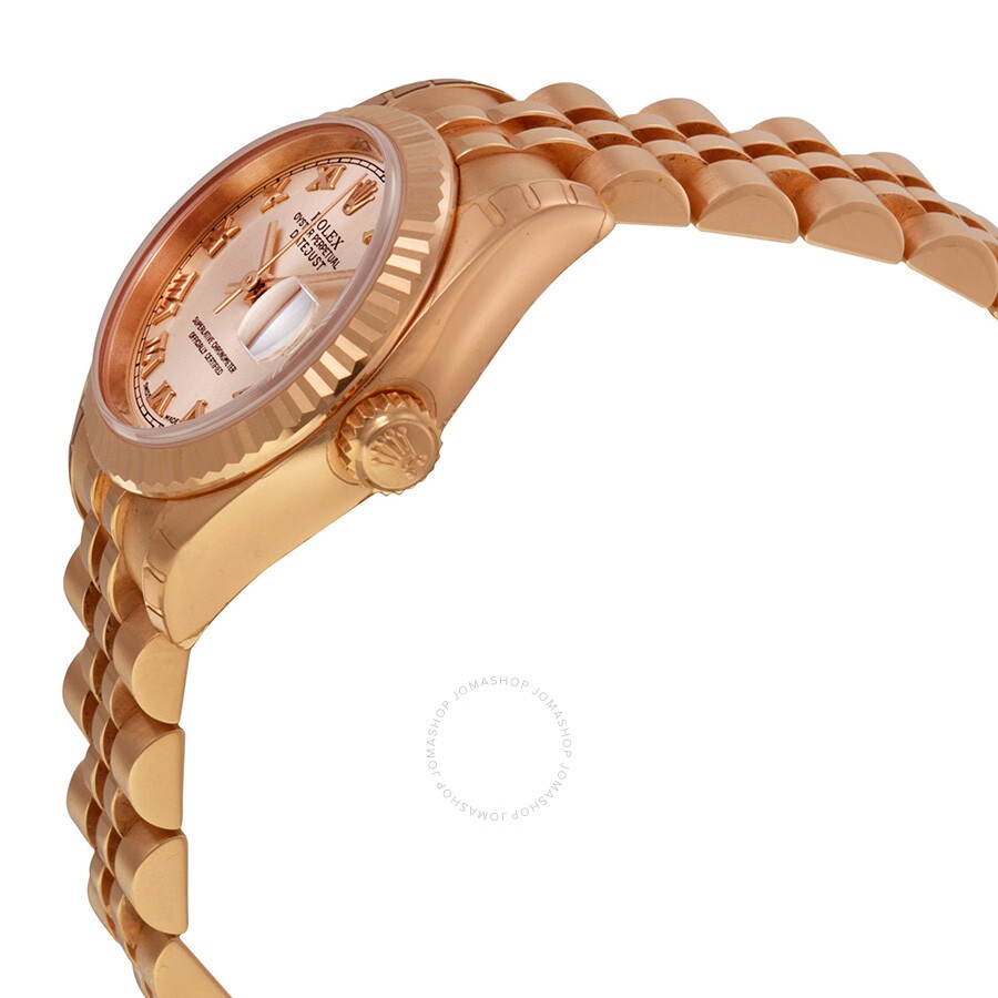 Rolex Lady Datejust 26 Champagne Dial 18K Pink Gold Jubilee Bracelet Automatic Watch 179175CRJ - 2
