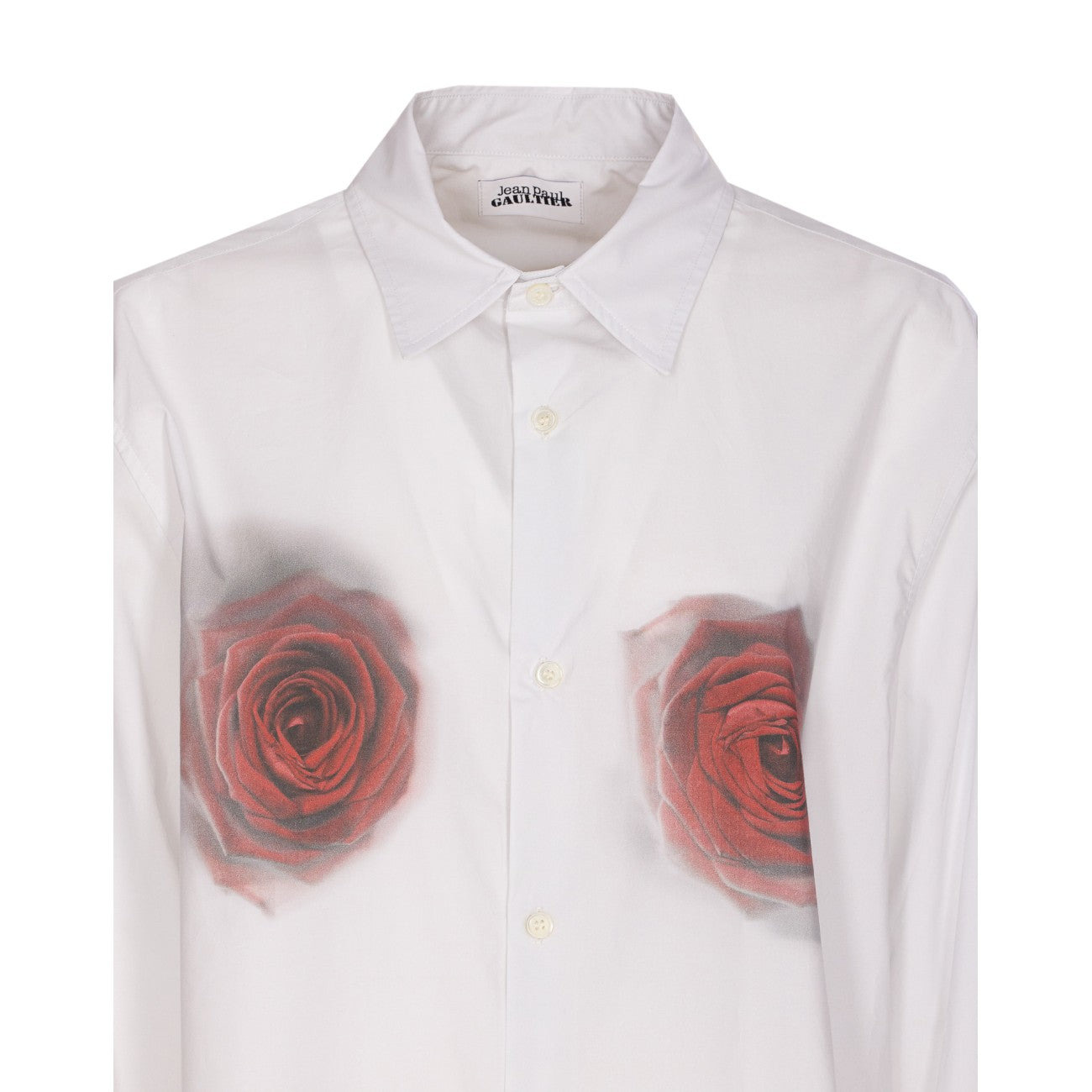 Jean Paul Gaultier Women Roses Print Shirt - 4