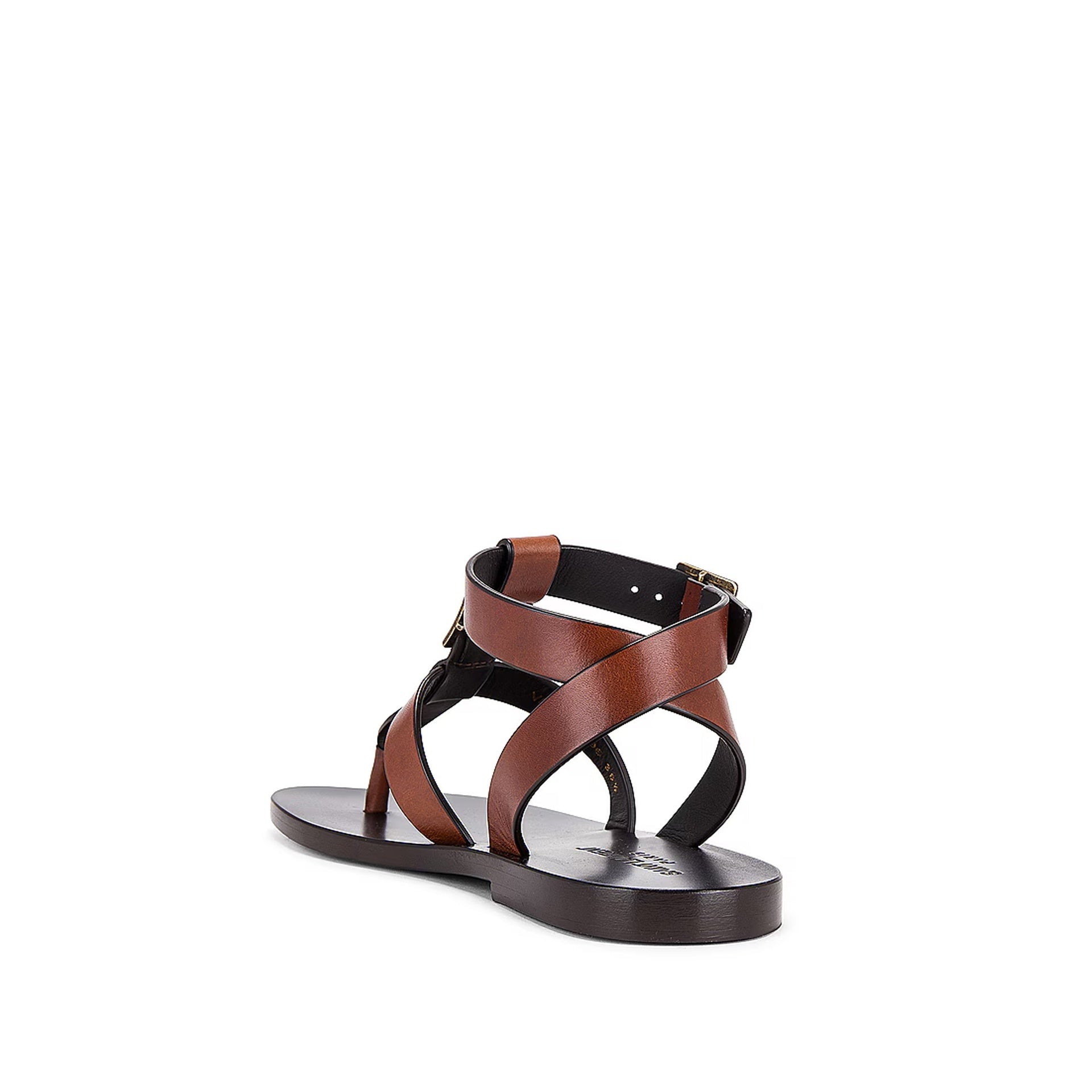 Saint Laurent Hardy Leather Sandals Women - 3