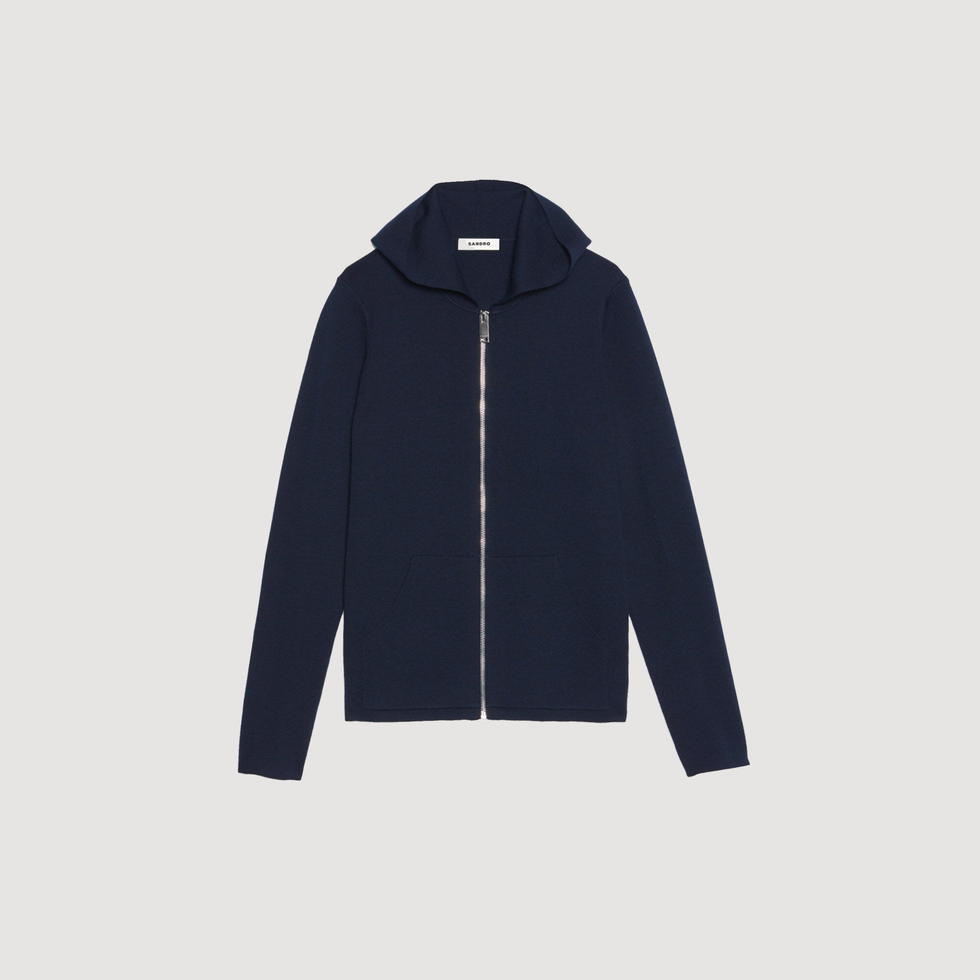 ZIPPED CARDIGAN WITH HOOD - 7