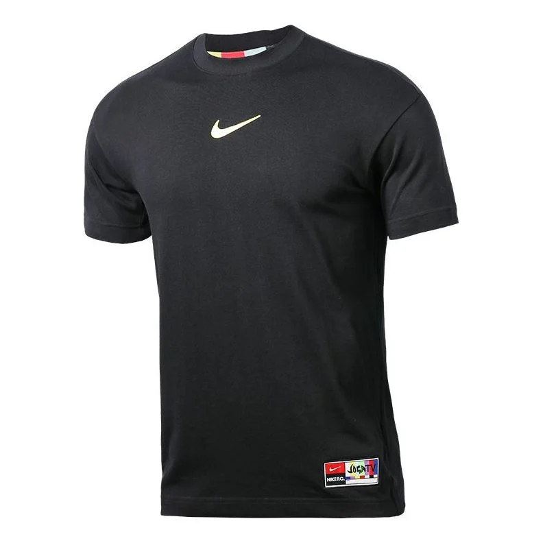 Nike AS Men's NK FC Cotton Jersey JSY Short Sleeve SS Black CZ1010-010 - 1