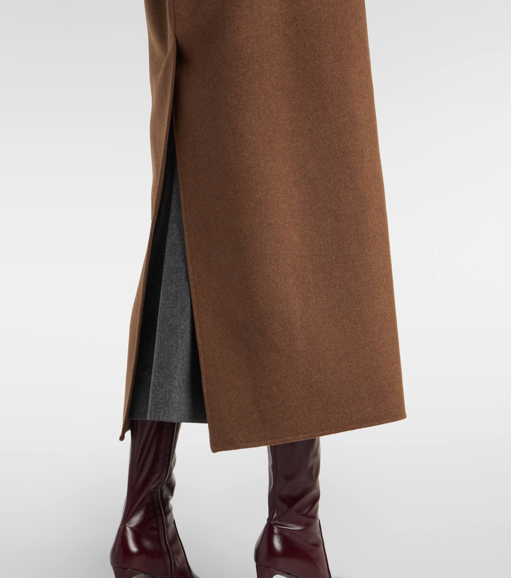 Poldo virgin wool wrap coat - 6