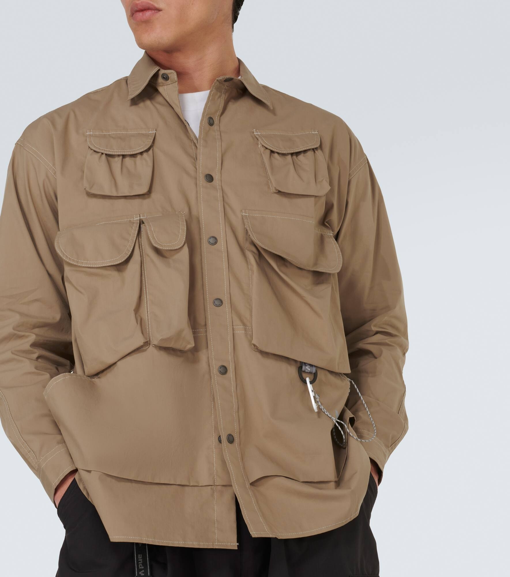 Cotton-blend field jacket - 5