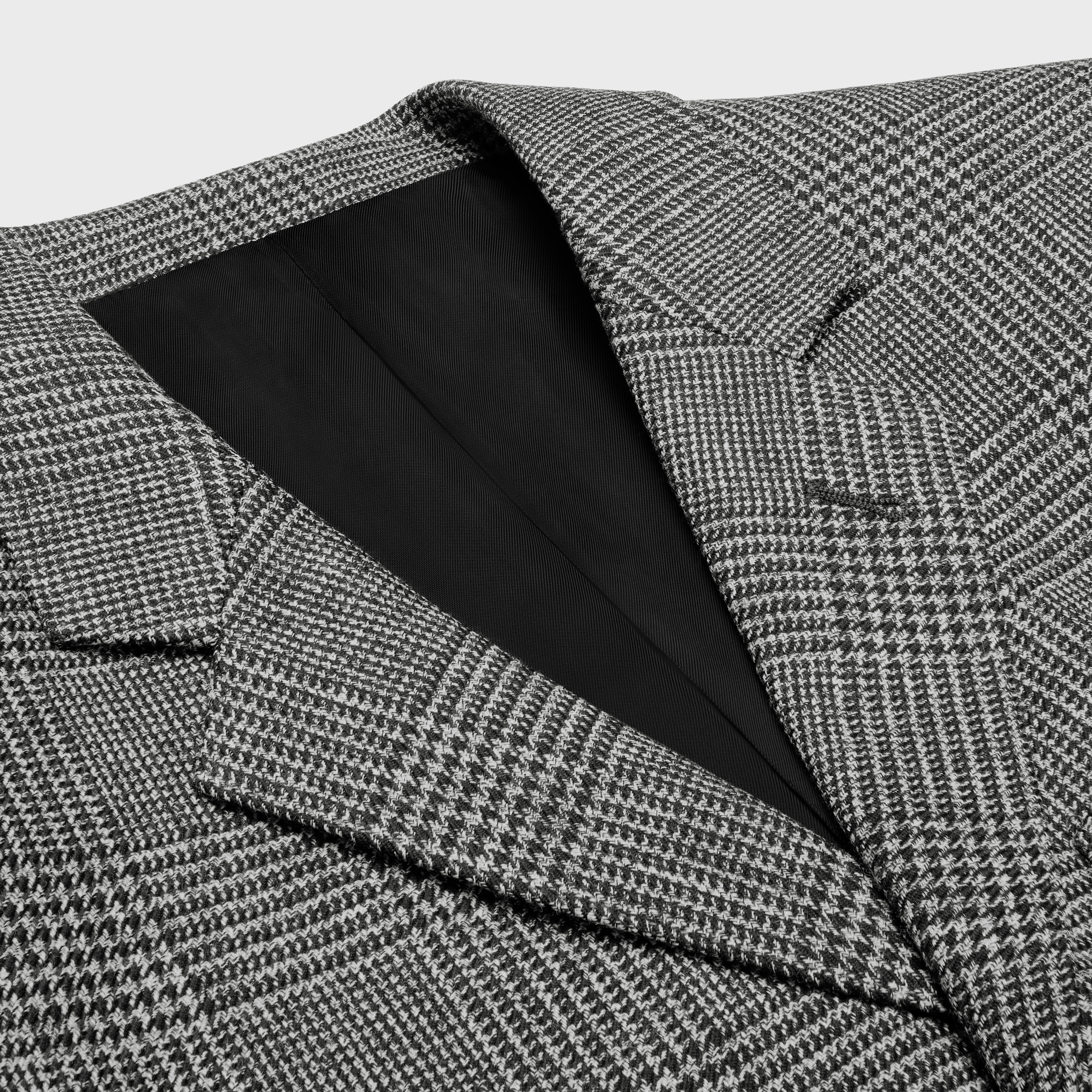 CELINE｜JACKETS (SHORT JACKET IN PRINCE OF WALES FLANNEL Celine Prince of Wales Blazer — UFO No More