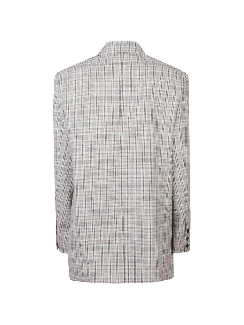 Isabel Marant Étoile checked buttoned jacket outlook