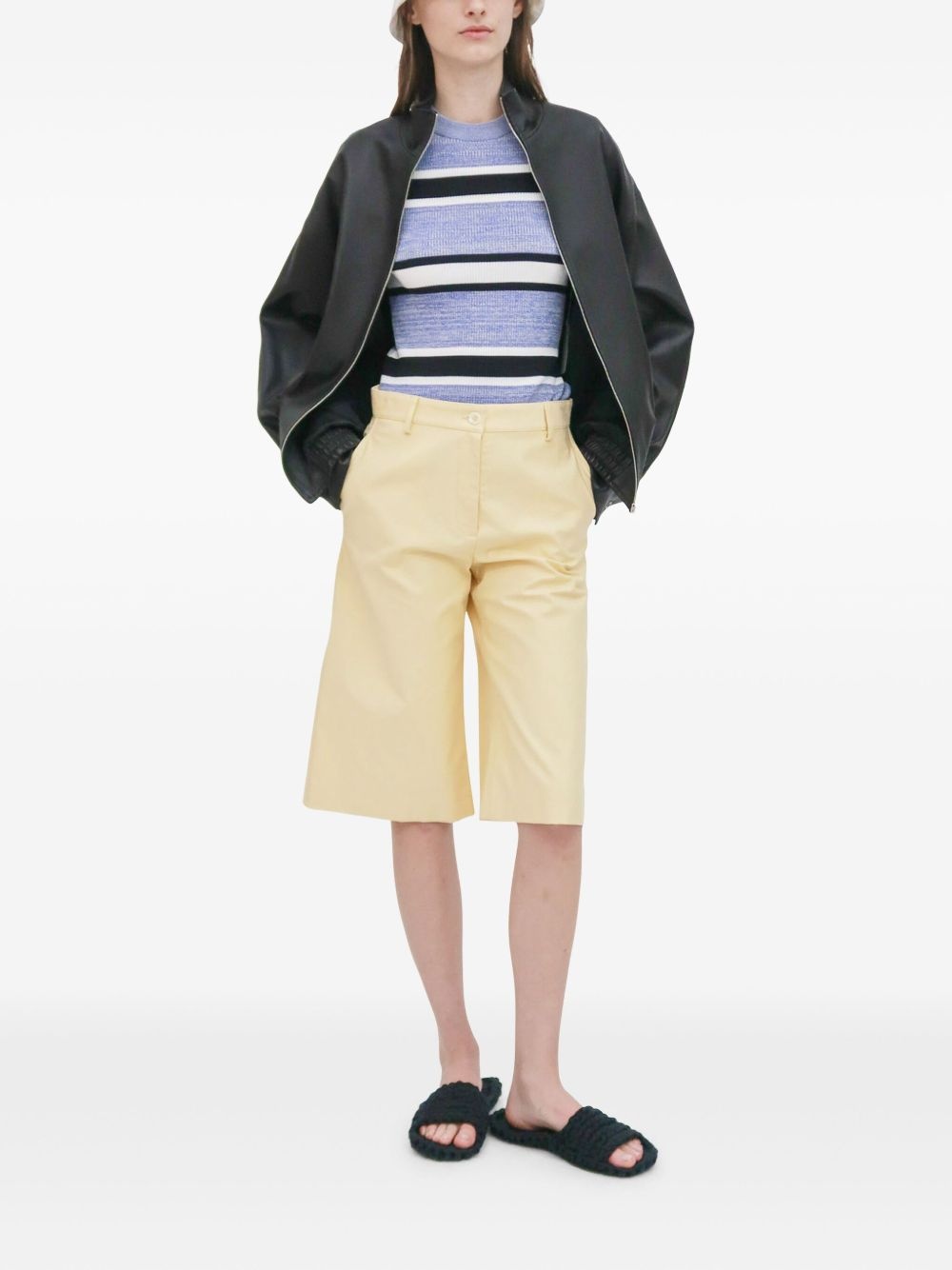 wide-leg bermuda shorts - 2