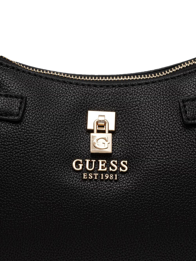 Yesba pebbled-effect padlock shoulder bag 5