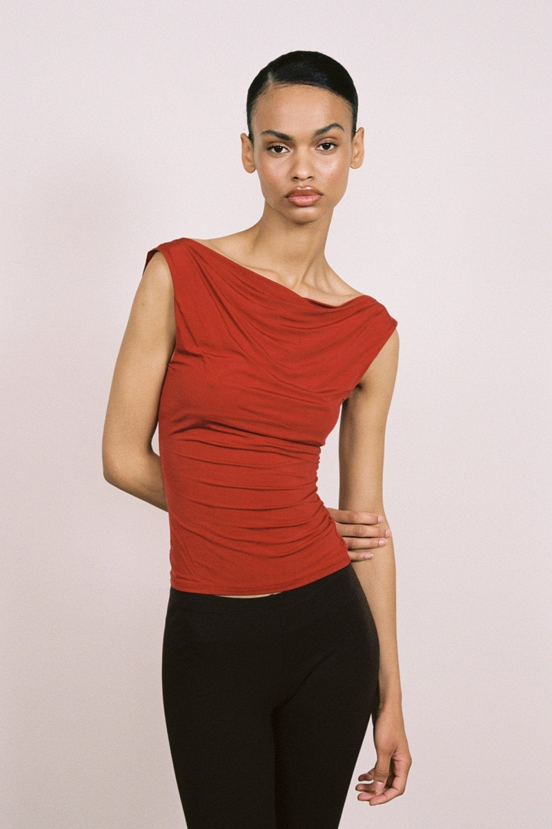 LANI TOP - BLUSH VEGAN SILK 5