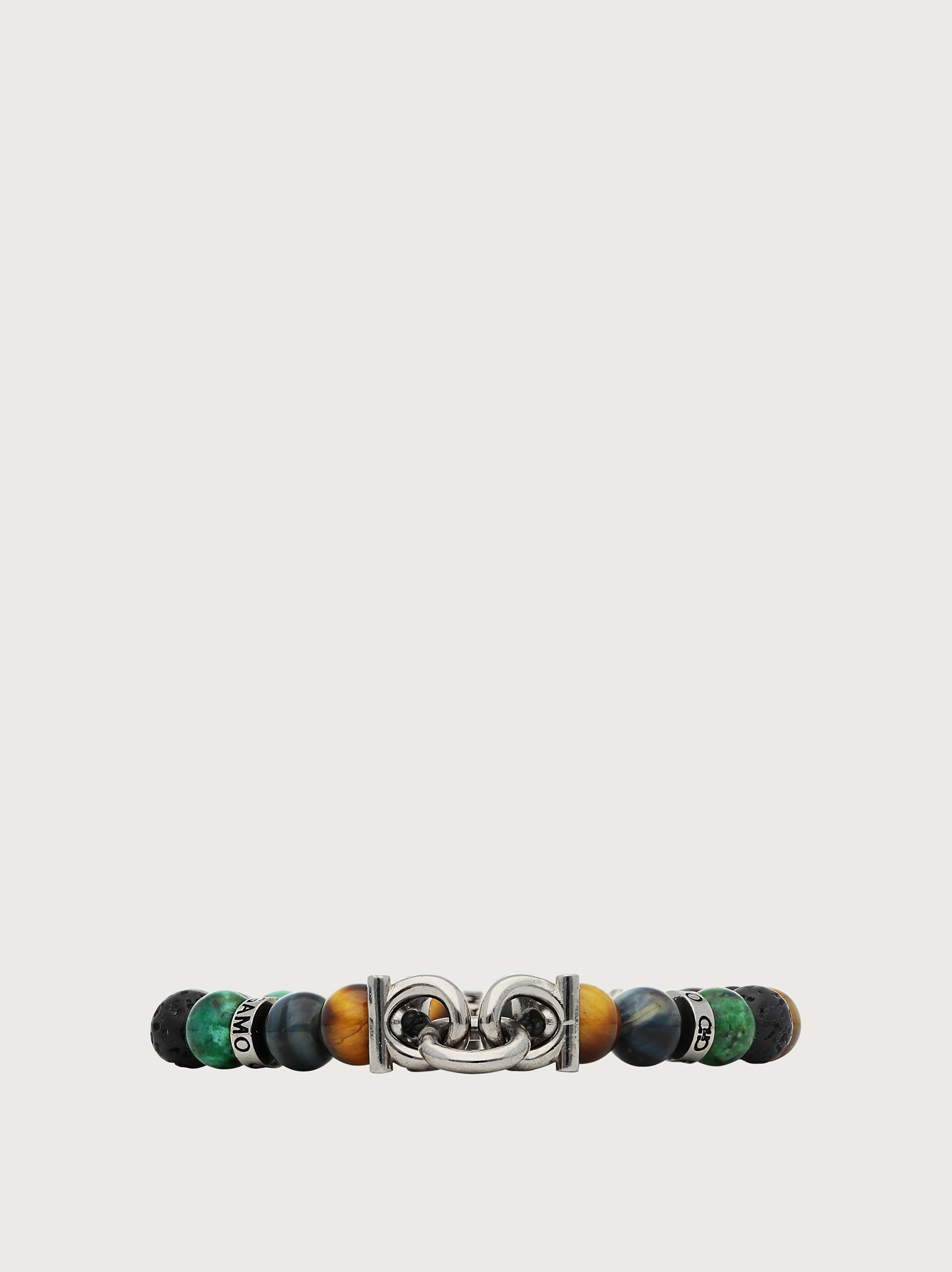 Elasticated bracelet with Gancini - size 17 - 1