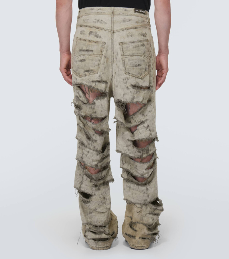 Super Destroyed straight jeans 4