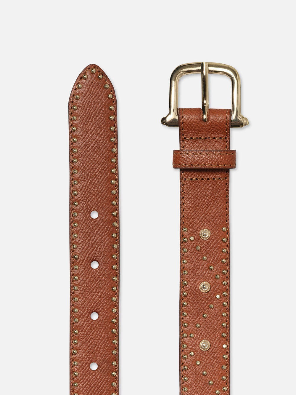 Embellished Belt in Tan - 2