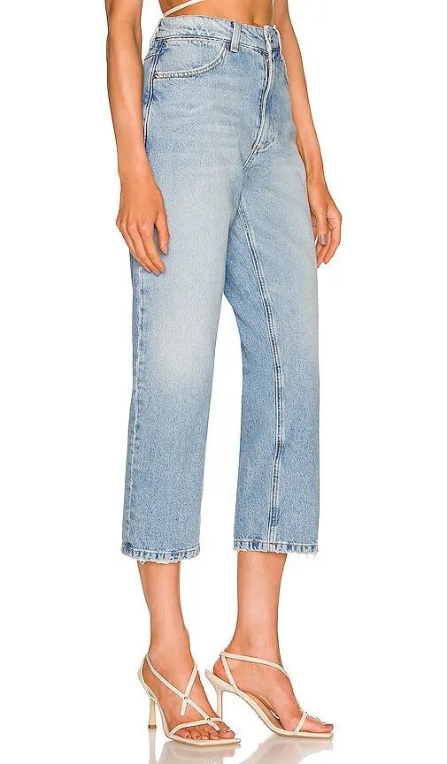 VICTORIA CROPPED STRAIGHT LEG DENIM - 6