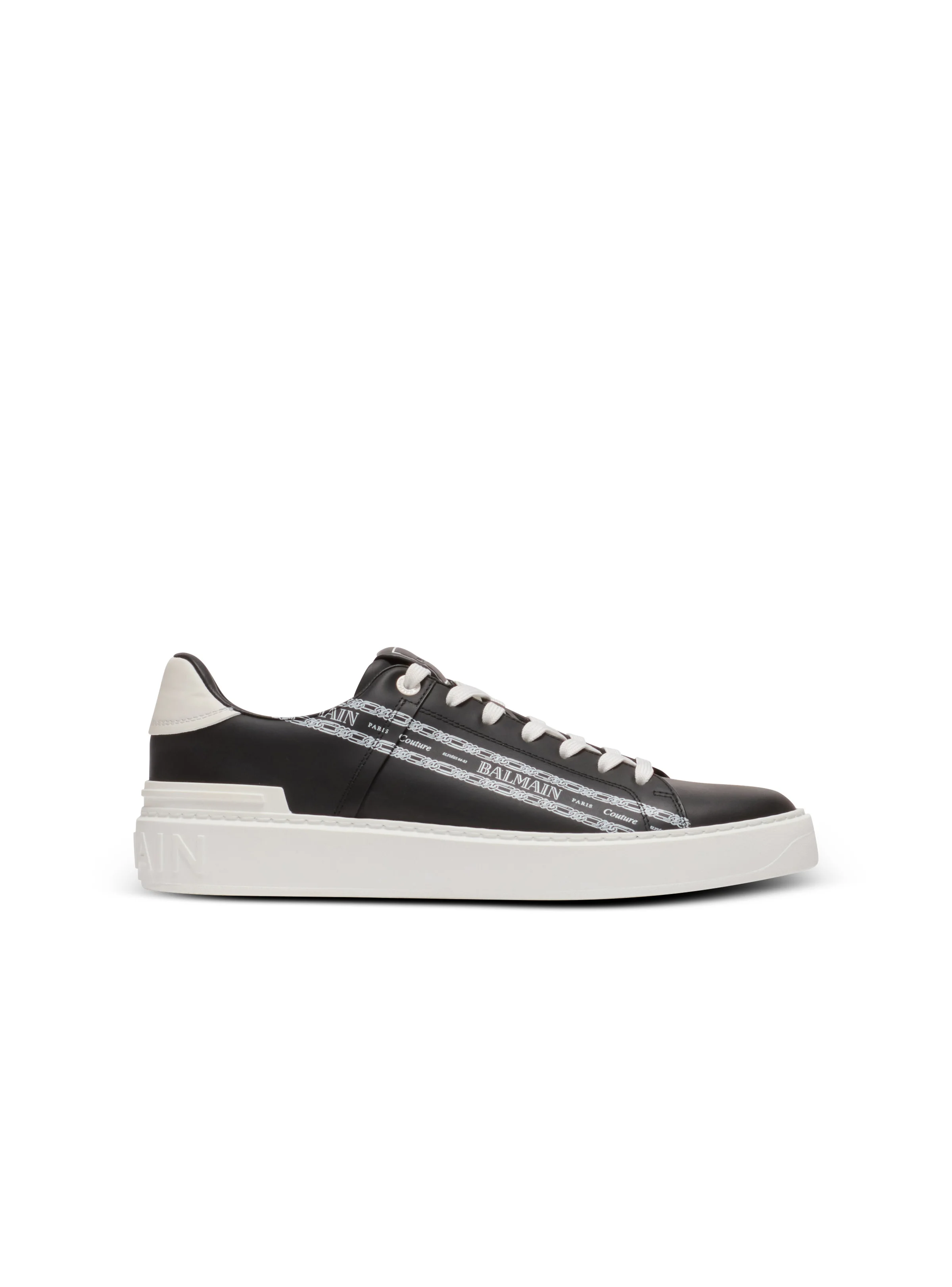 B-Court printed calfskin trainers - 1