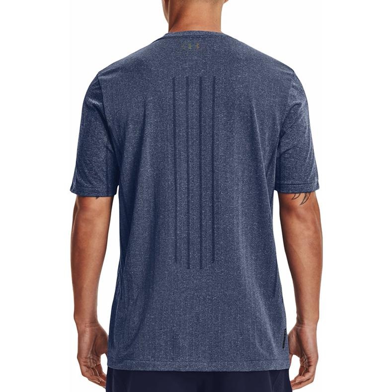 Under Armour Rush Seamless Short Sleeve T-shirt 'Academy' 1373724-408 - 5