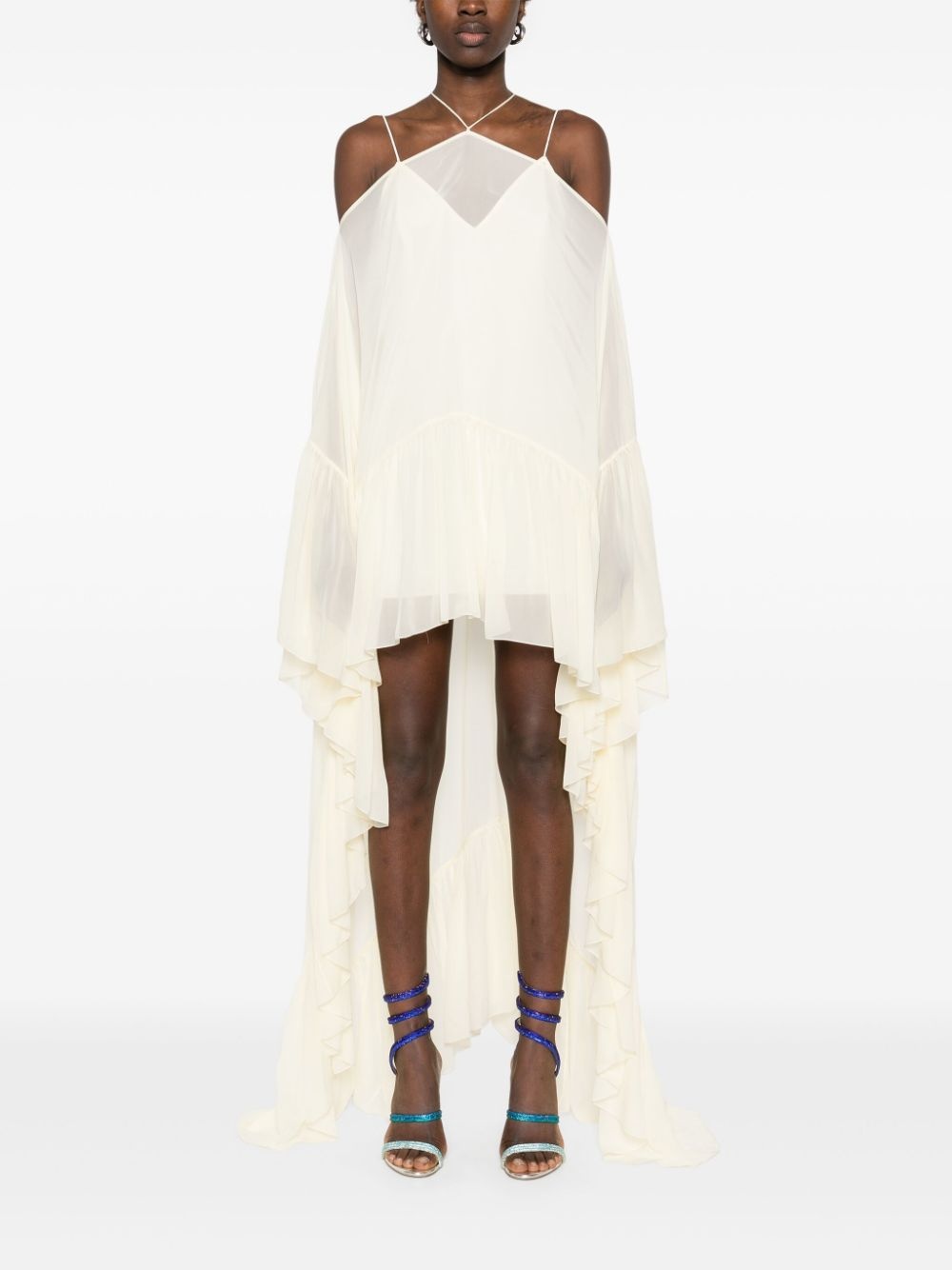 silk mini dress - 2