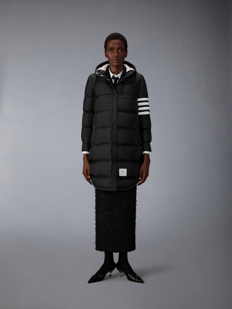 Thom Browne SHINY RIPSTOP LIGHTWEIGHT DOWN FILLED 4-BAR PARKA outlook