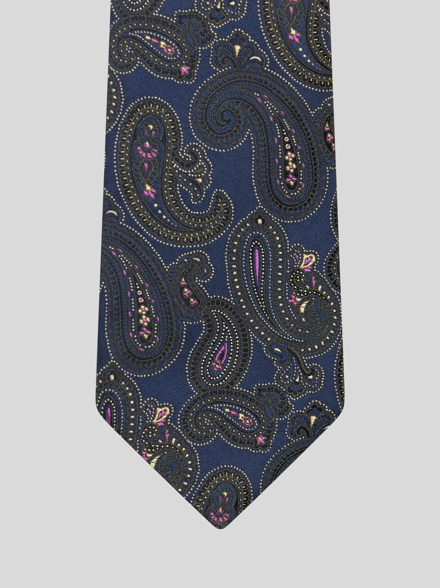 PAISLEY SILK JACQUARD TIE - 3
