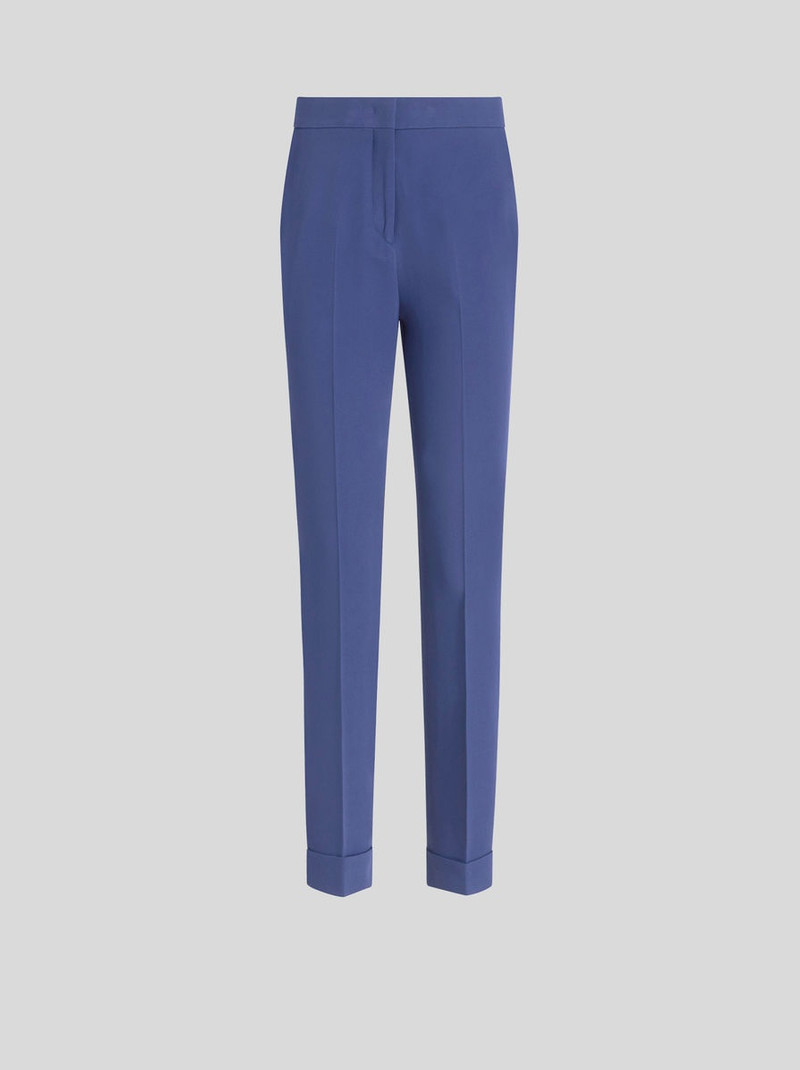CADY CIGARETTE TROUSERS - 1