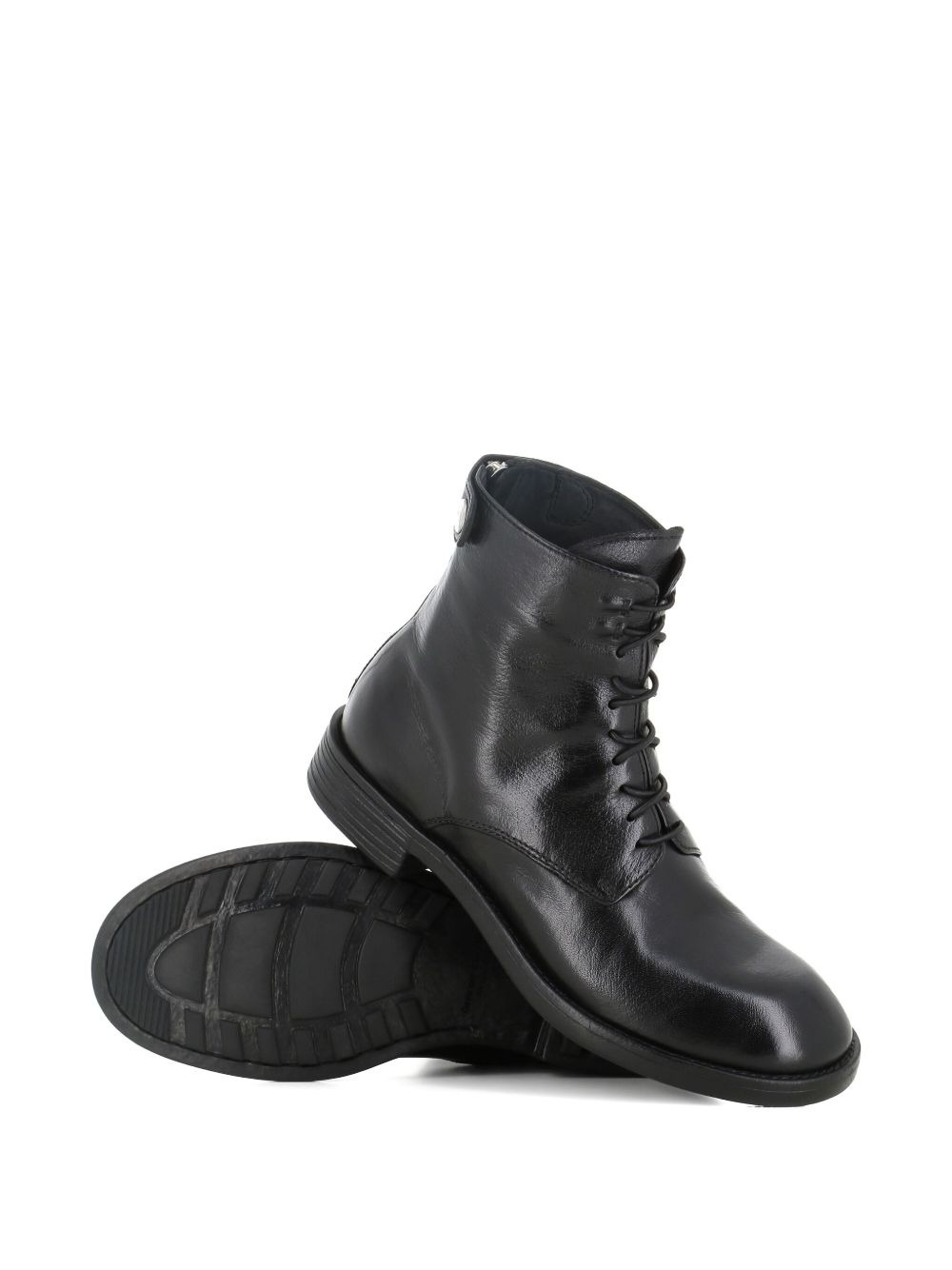 lace-up zip-detail boots - 4