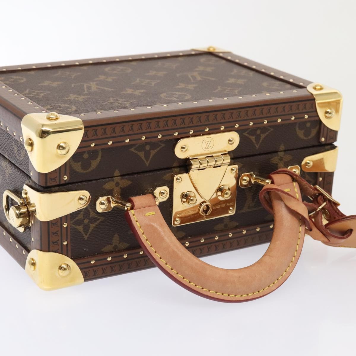 LOUIS VUITTON Monogram Petite Vallees Hand Bag M20468 - 6