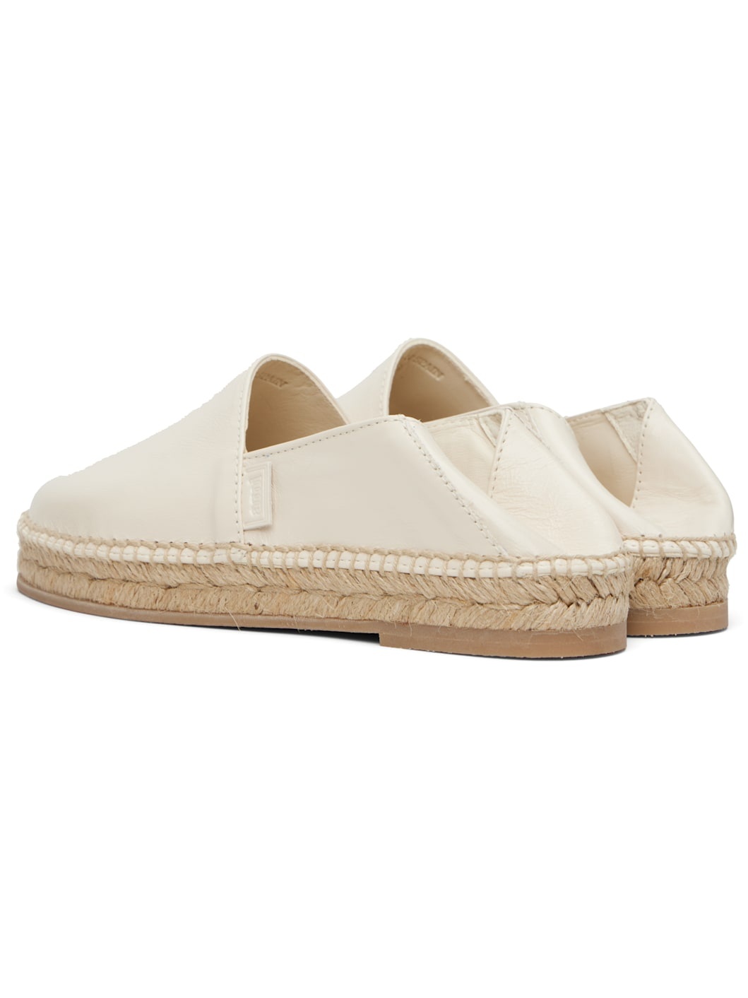 Off-White 'AMI Leather' Espadrilles - 5