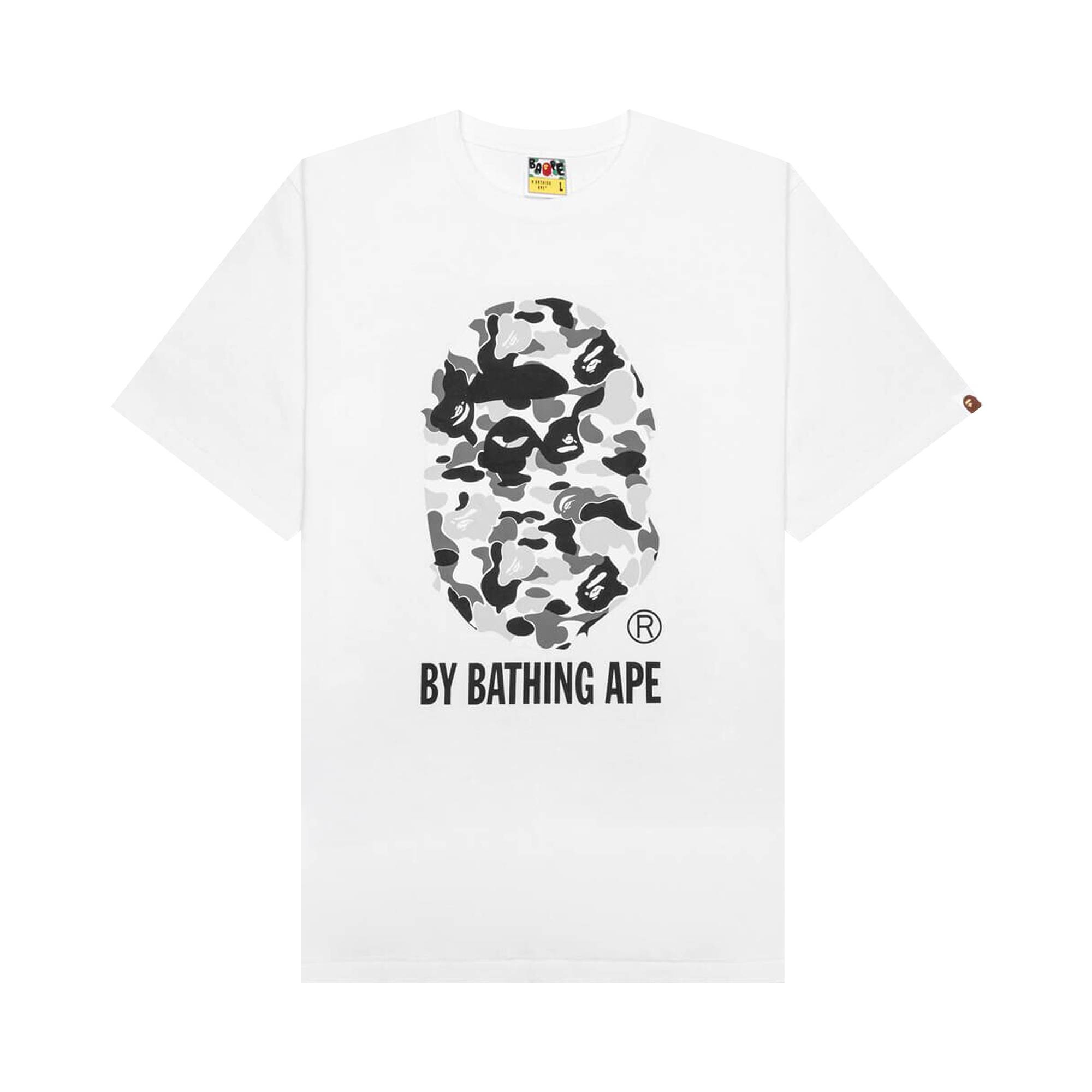 BAPE ABC Camo By Bathing Ape Tee 'White/Grey' - 1