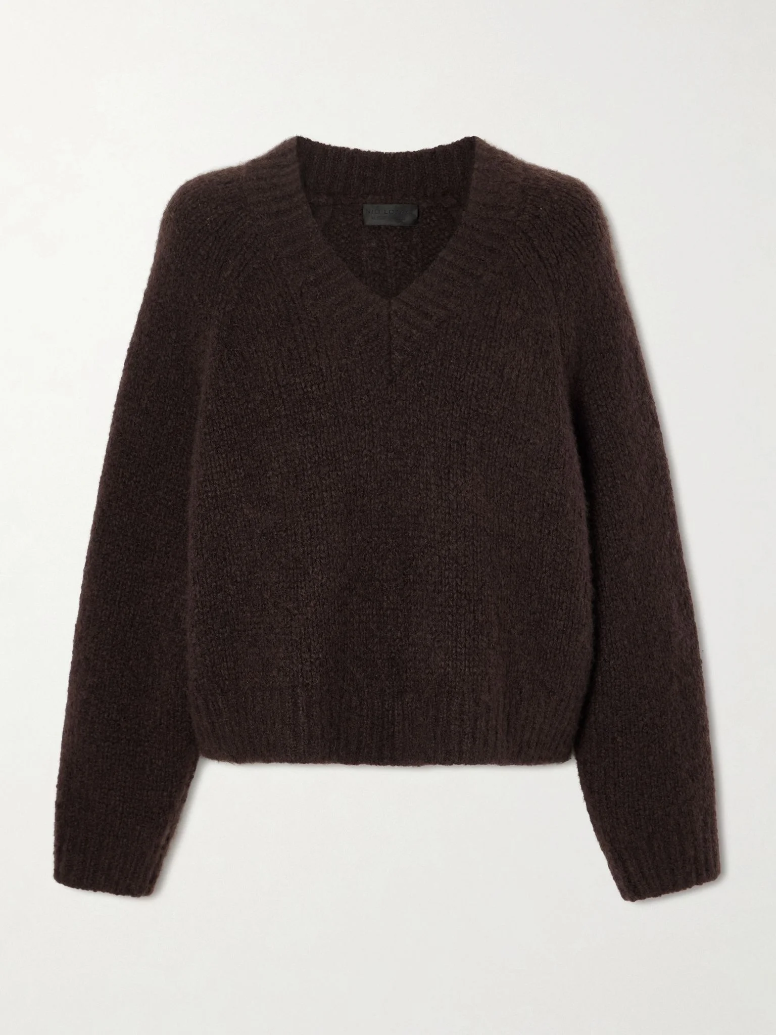 Isley cashmere sweatshirt Dark brown - 1