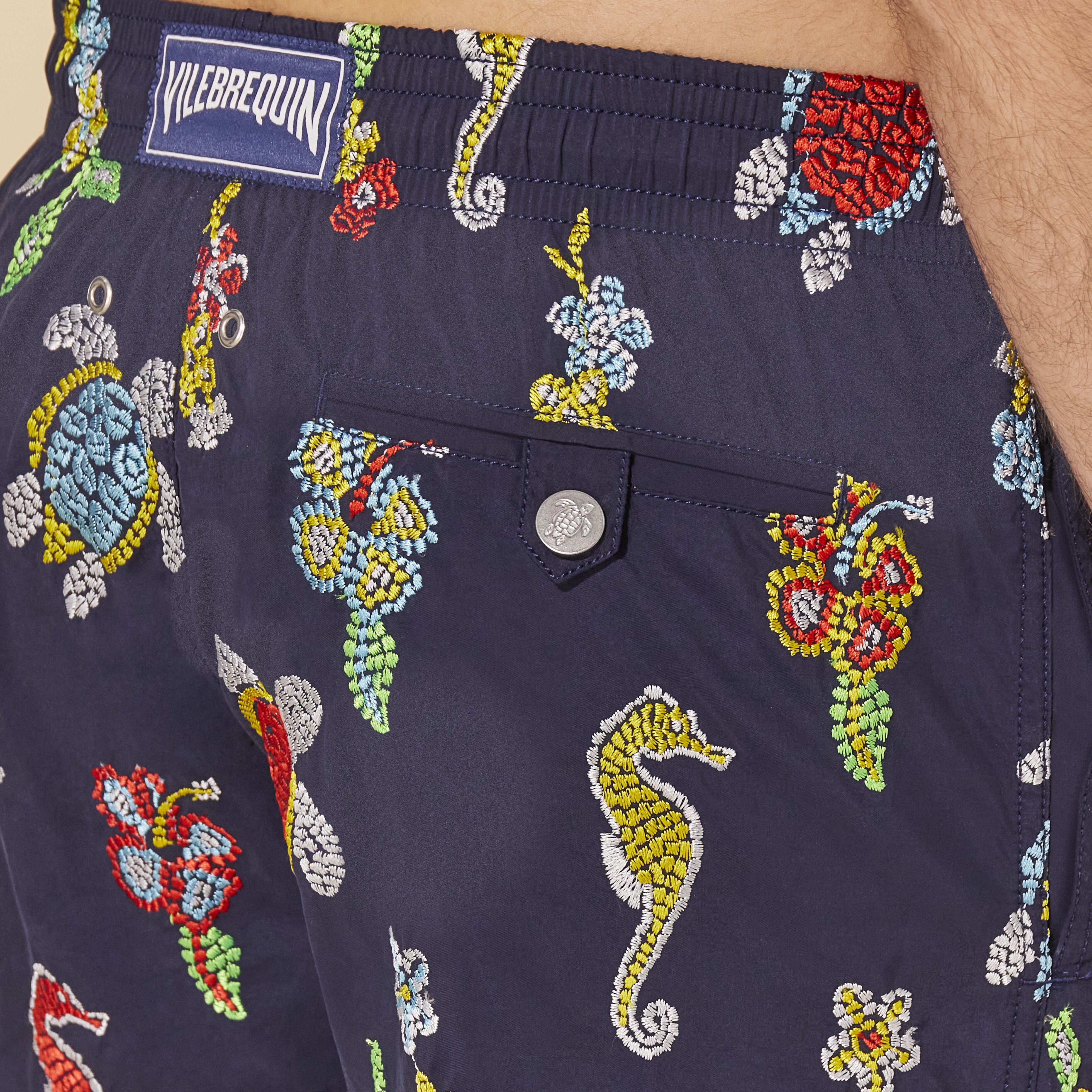 Men Swim Trunks Embroidered Mosaïque - Limited Edition - 6