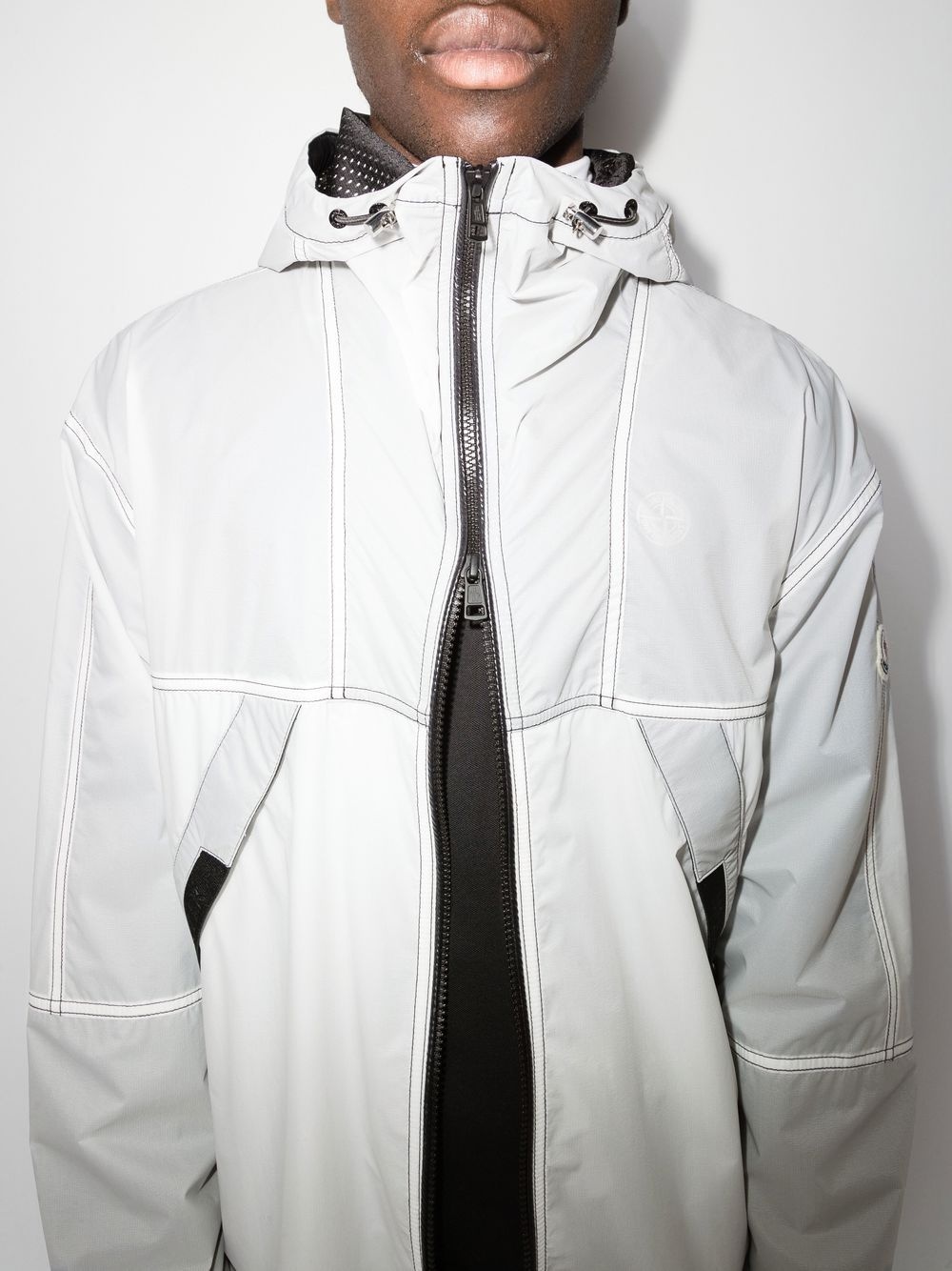 Doi Ran two-tone jacket - 4