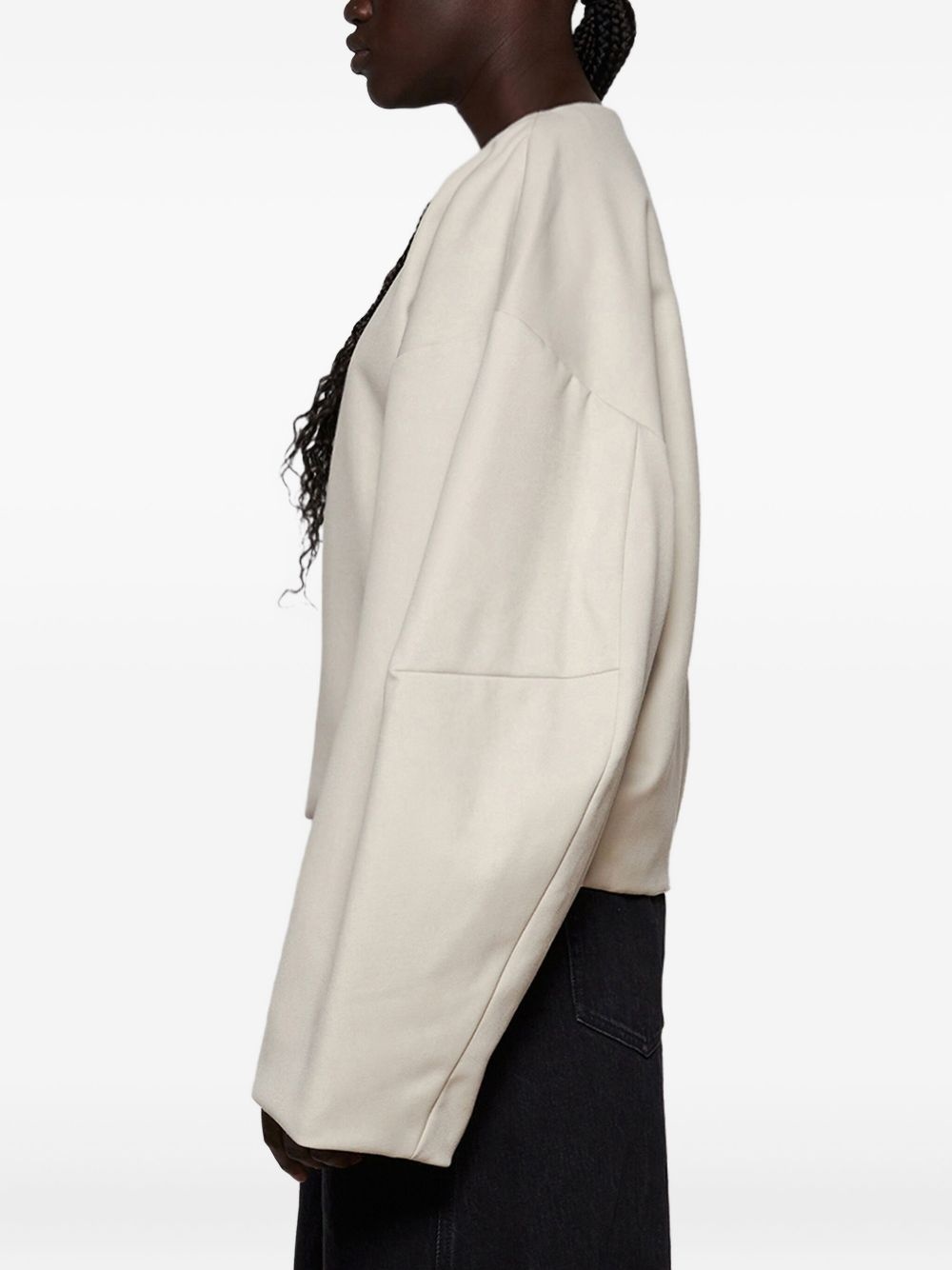 boat-neck sweatshirt - 4
