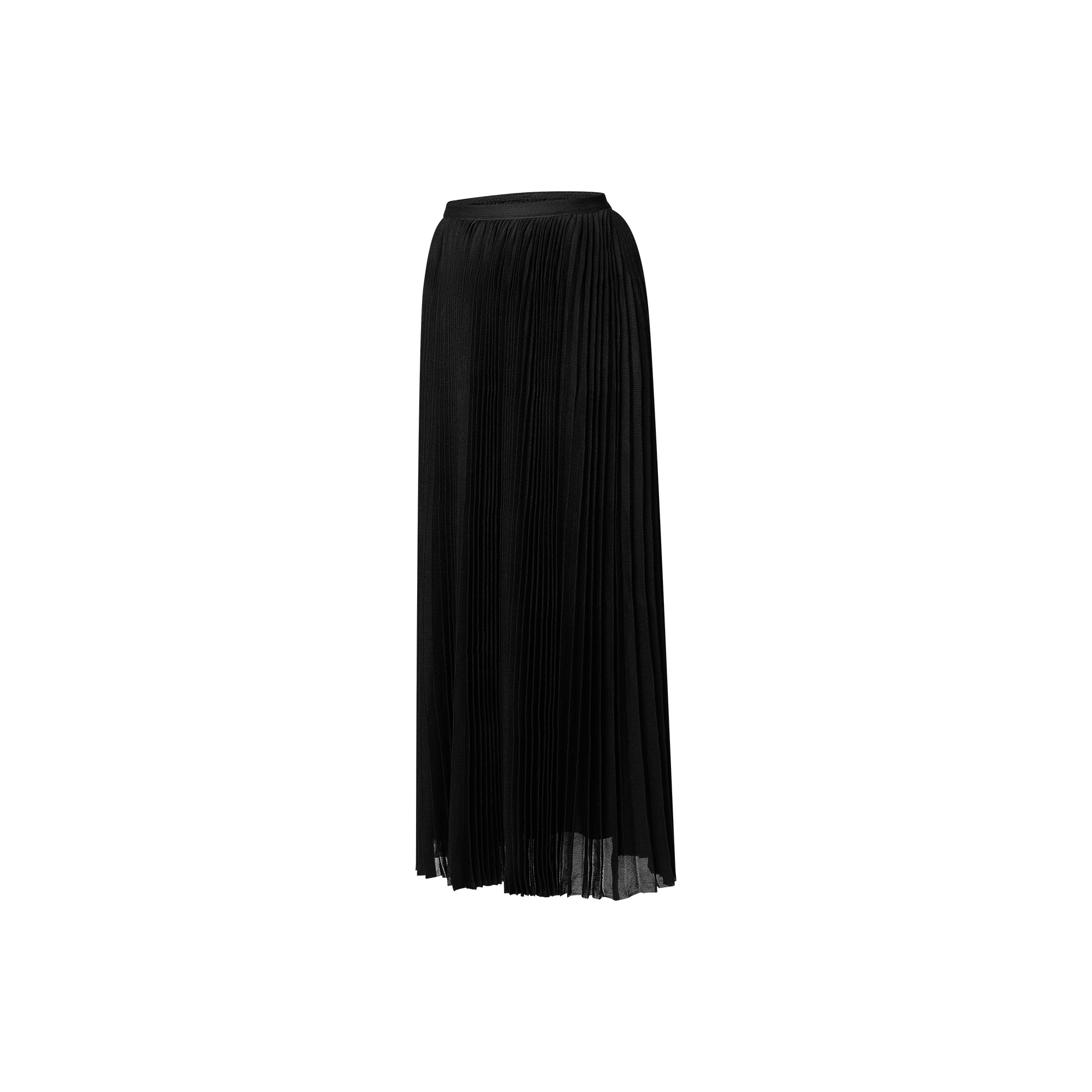 Pleated Silk Skirt - 2