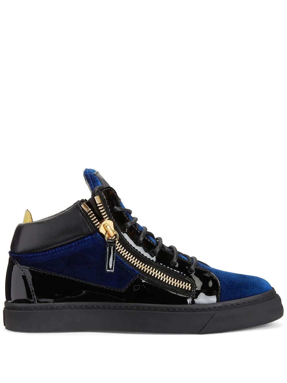 Kriss panelled mid-top sneakers - 1