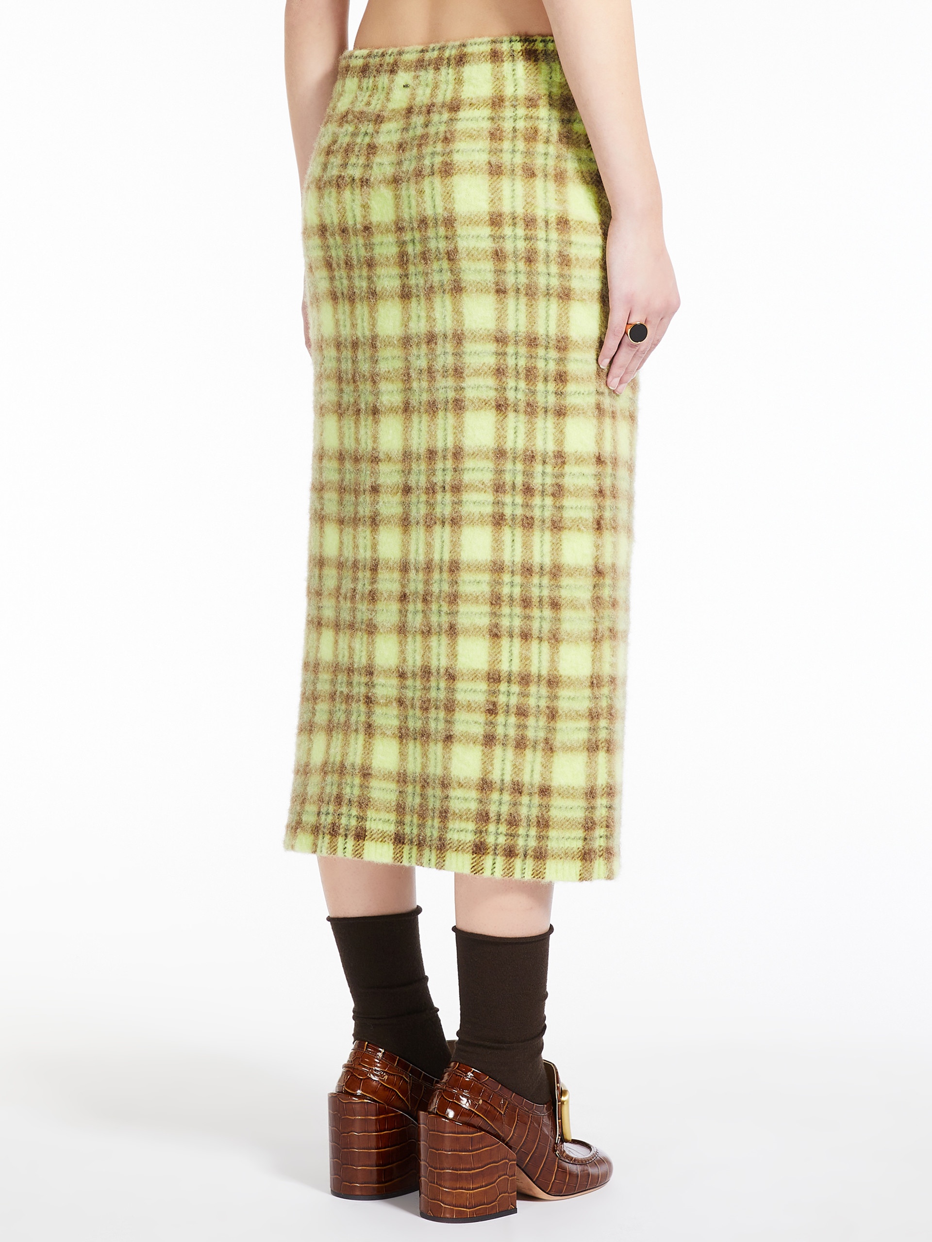 BARD Alpaca blend-knit skirt - 4