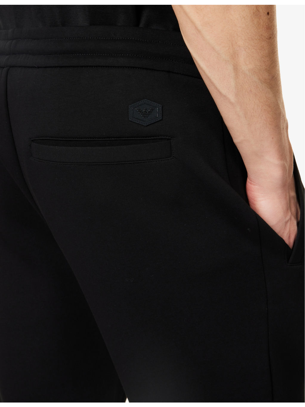 Logo-Embroidered Straight-Leg Stretch-Cotton Jogging Bottoms - 5