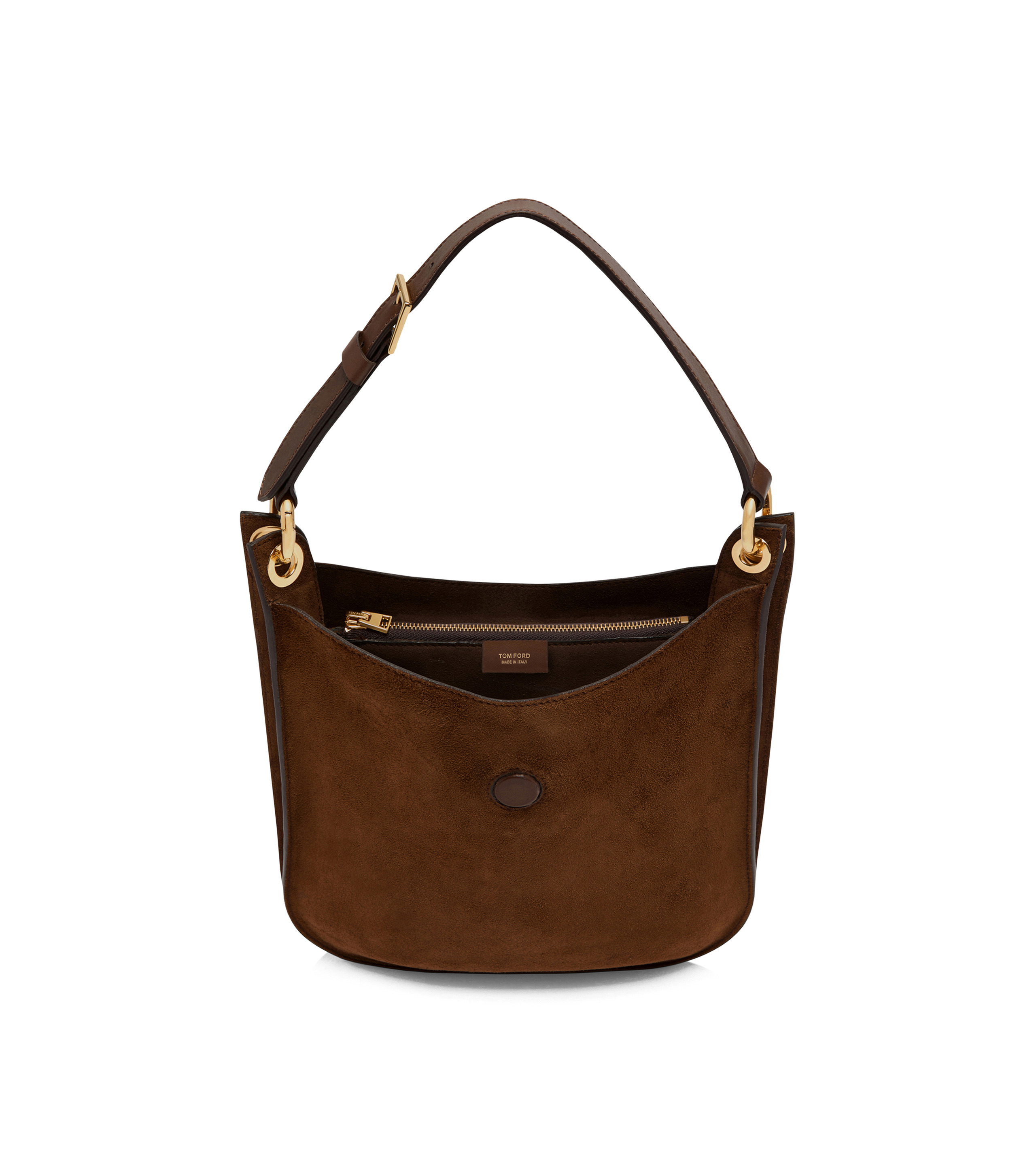 SUEDE LEATHER AND SMOOTH LEATHER TARA SMALL CROSSBODY - 4
