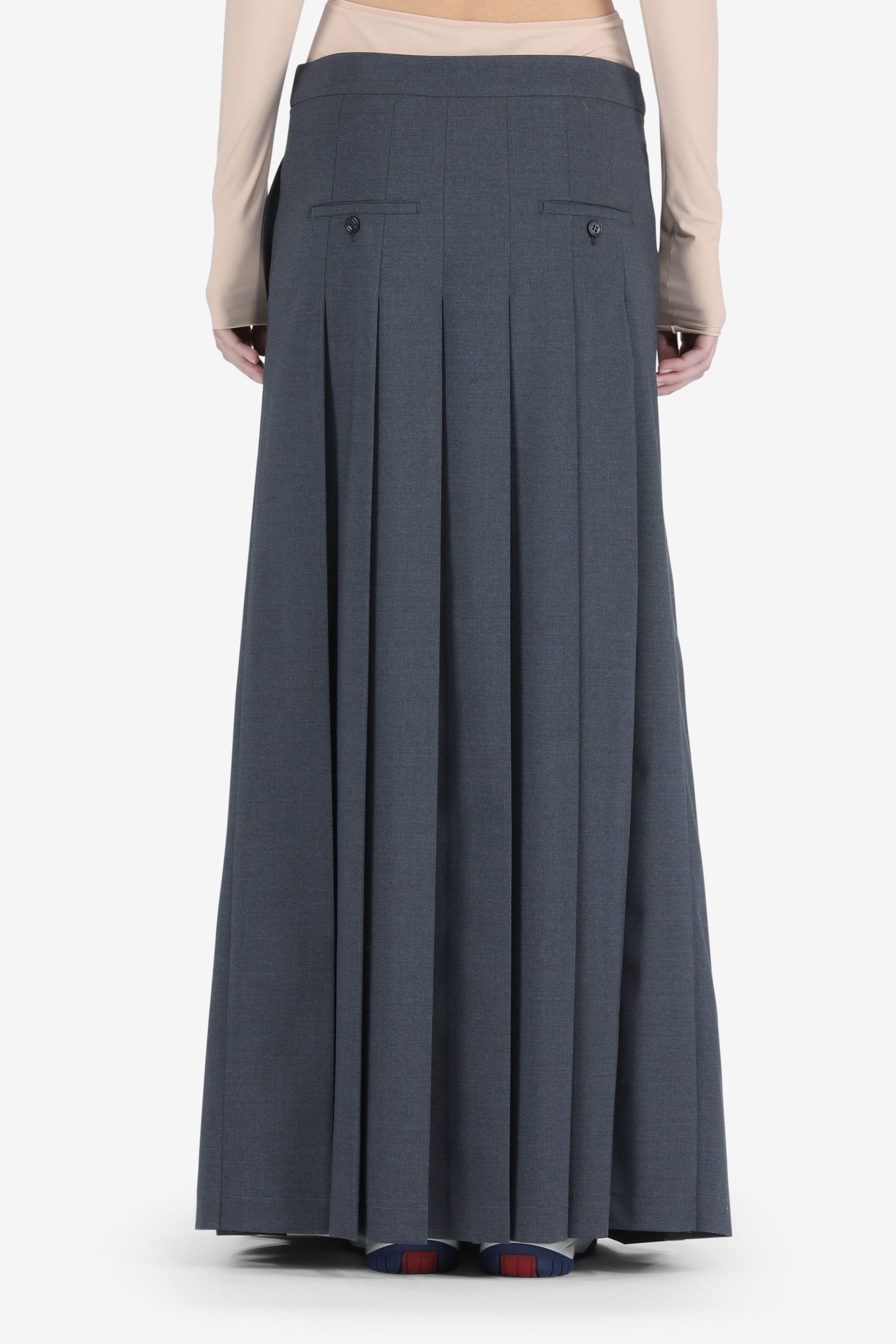 PLEATED MAXI SKIRT - 2