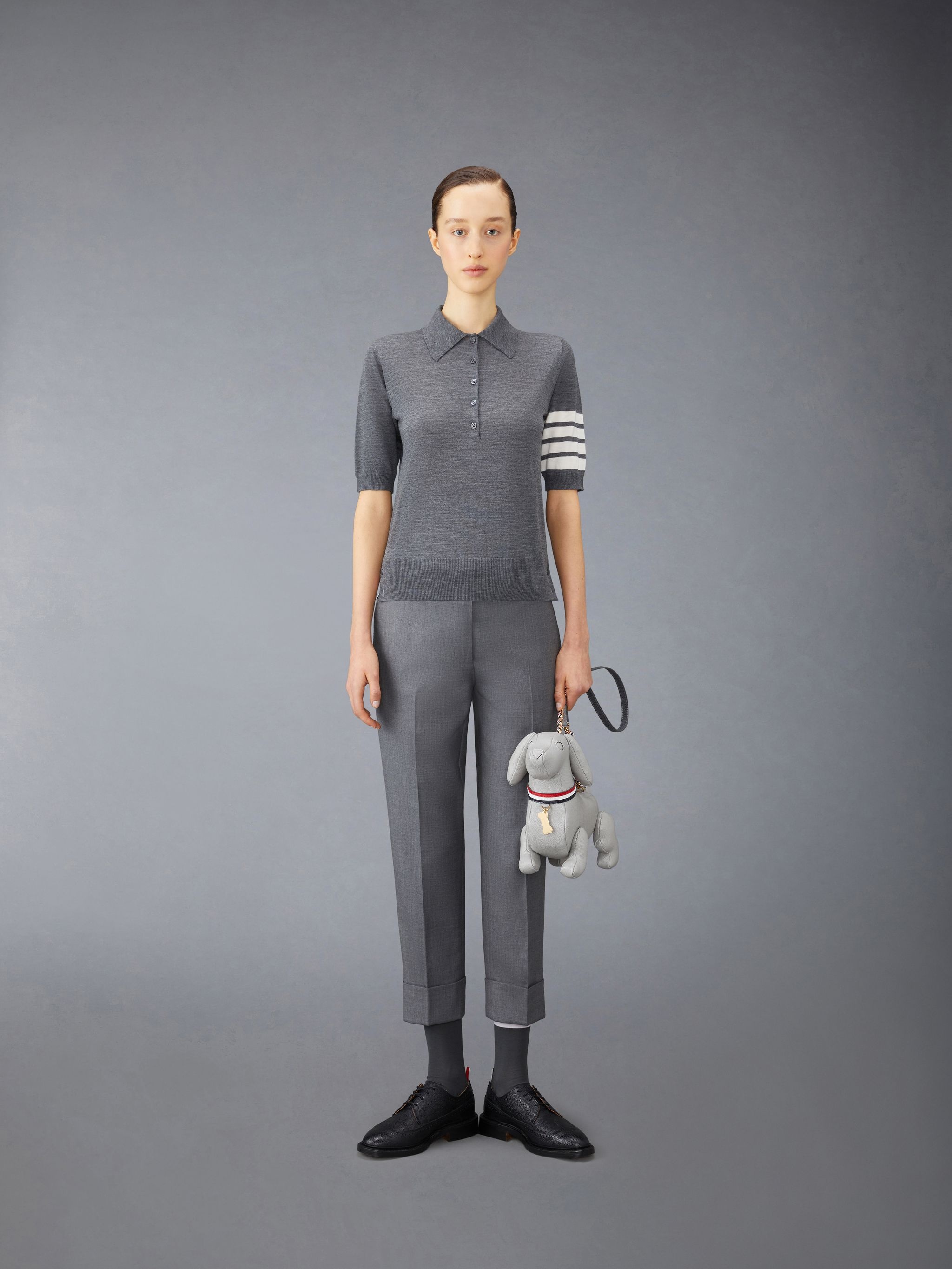 Wool 4-Bar Relaxed Polo - 3