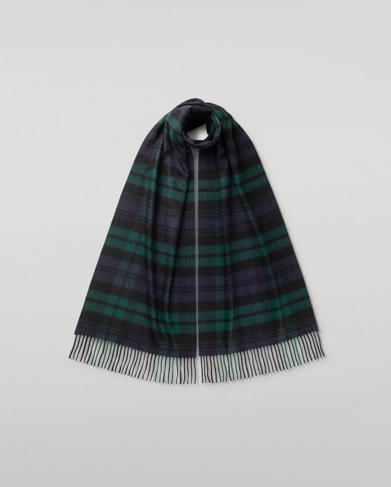 Black Watch Tartan Merino Scarf 1