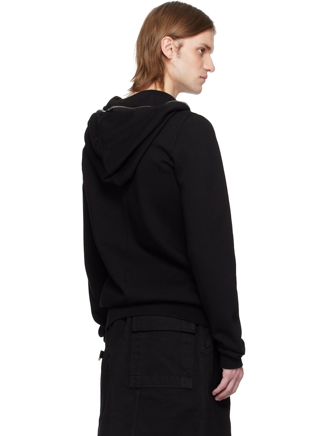 Black Hollywood Zip Hoodie - 3