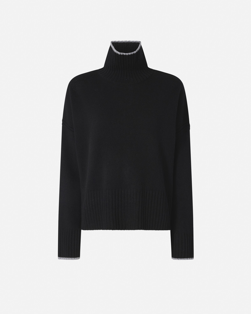 KNIT POLO-NECK SWEATER 1