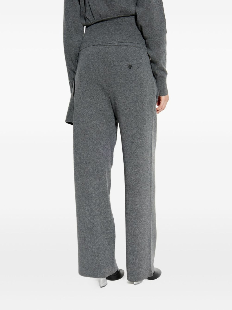 elastic-waistband side-seam trousers 4
