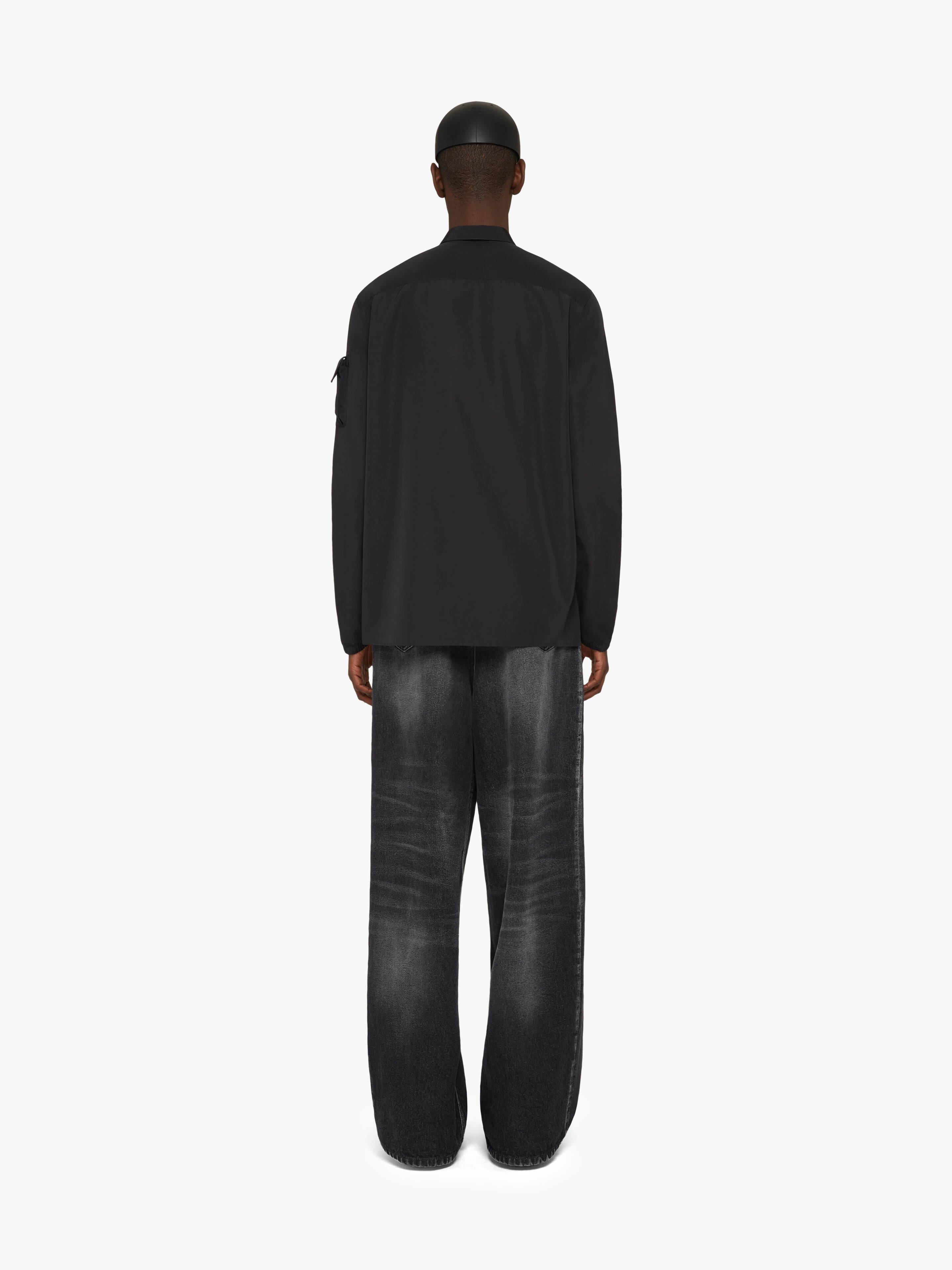 MULTIPOCKETS SHIRT IN TECHNICAL COTTON - 4