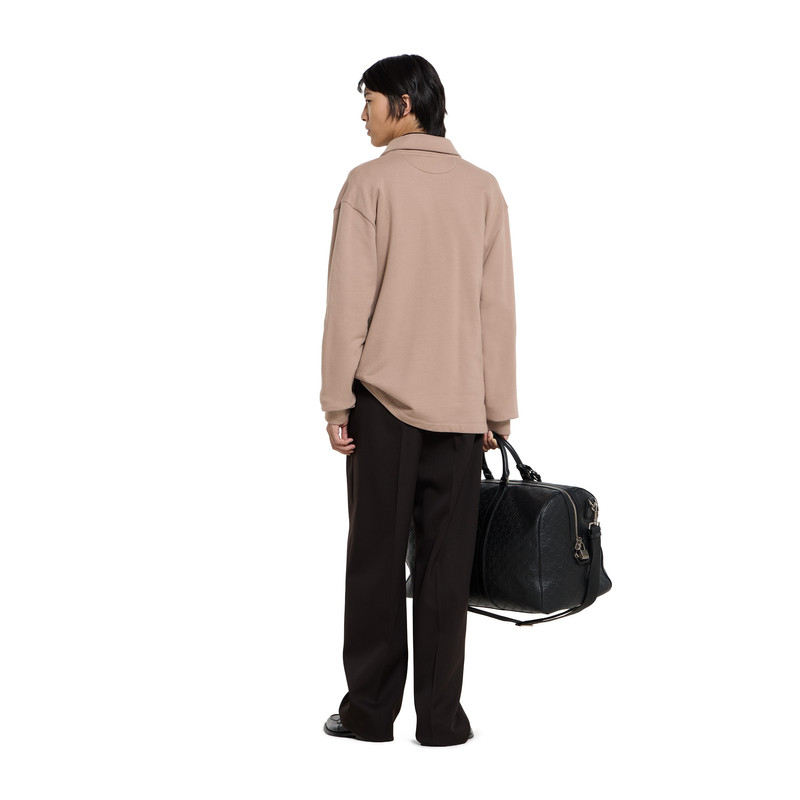 Brushed cotton jersey sweatshirt 4